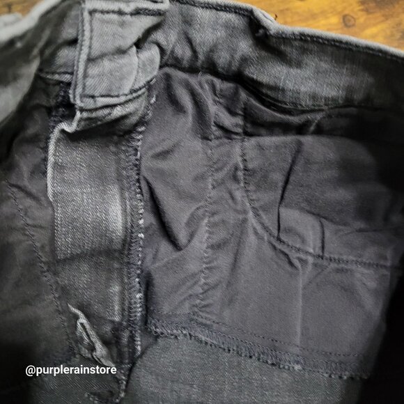 Madewell Jeans 28 Skinny 10" High Rise Charcoal Wash Tummy Control Slimming - Picture 4 of 13